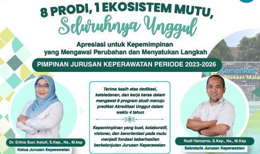 Empat Tahun Mengawal Mutu: Apresiasi bagi Kepemimpinan Jurusan Keperawatan dan Para Kaprodi